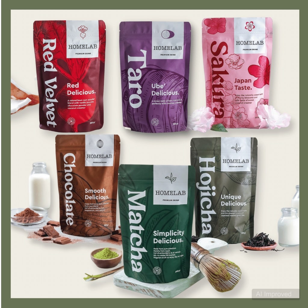 Paket 6 Bubuk Minuman Premium Matcha / Choc... 1