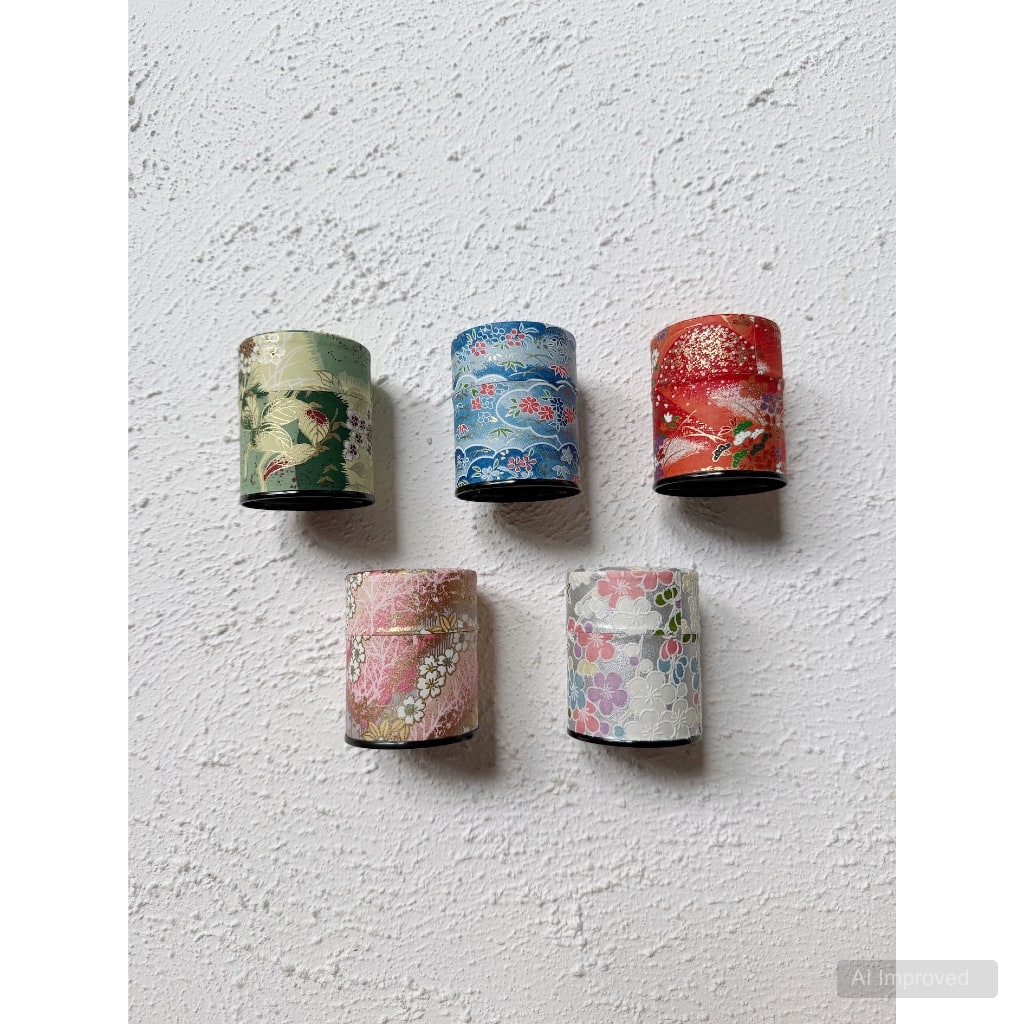 Washi Tea Canister - Matcha Tin Jepang / Te... 1